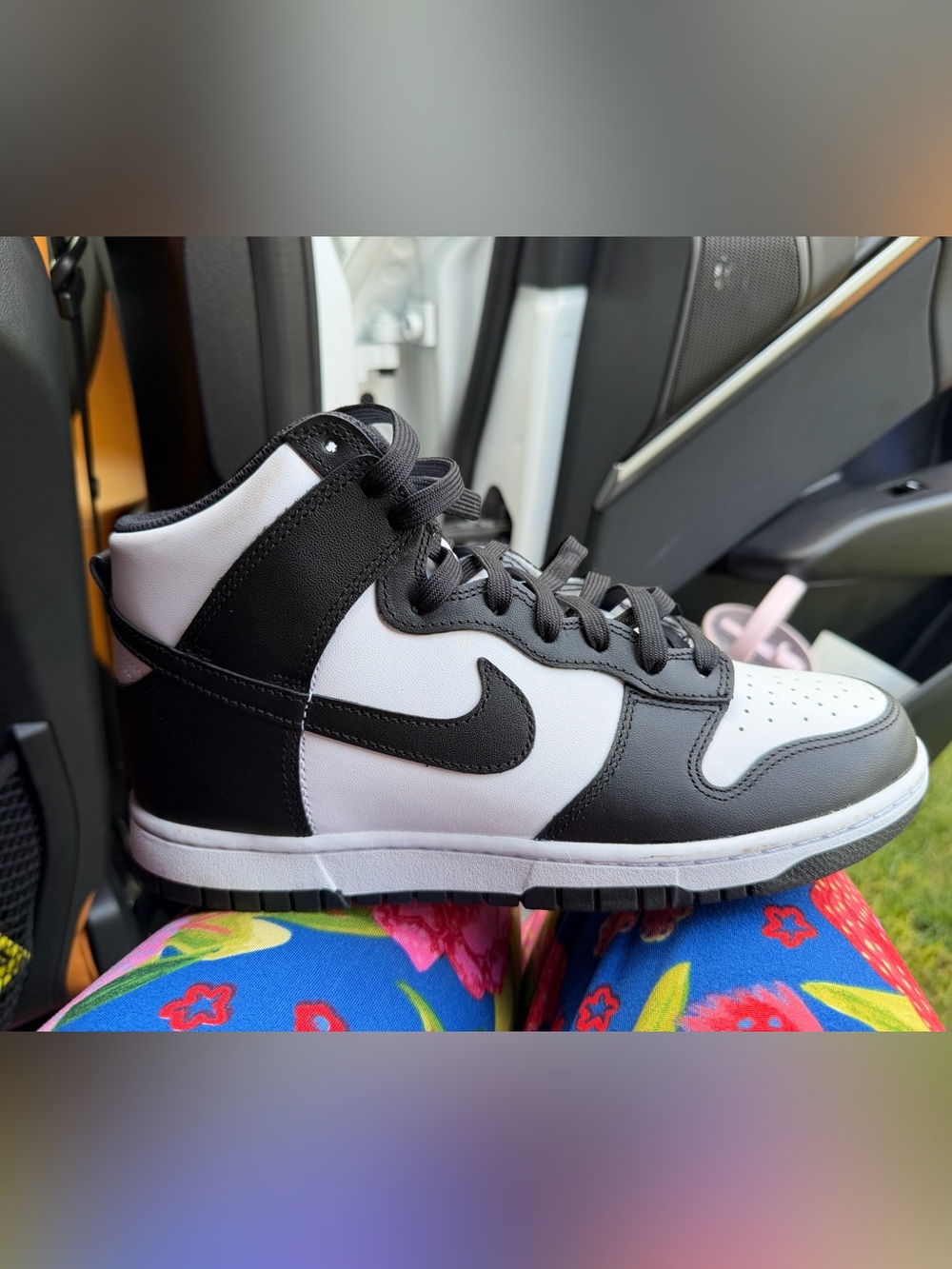 Single Nike Dunk High Retro Panda Black White Men’s Size 8.5 Right Shoe Only